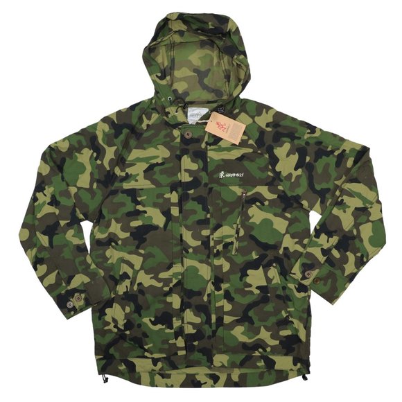 Gramicci Other - Gramicci Soft Shell Hooded Button Front Field Parka Windbreaker Camo Jacket NWT